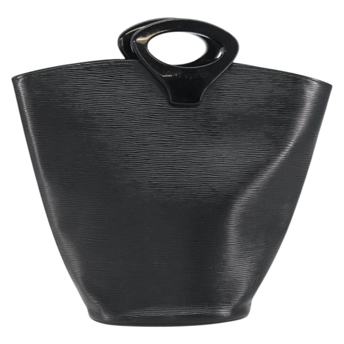 Louis Vuitton Noctambule Handbag Epi Leather Black Leather Handbag