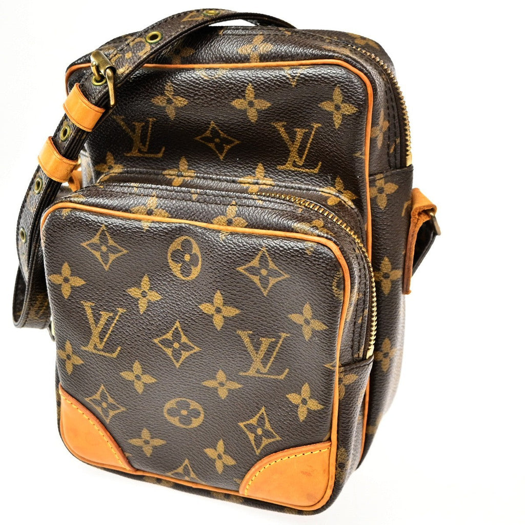 Louis Vuitton Amazone Bag Monogram Canvas Brown Canvas Shoulder Bag