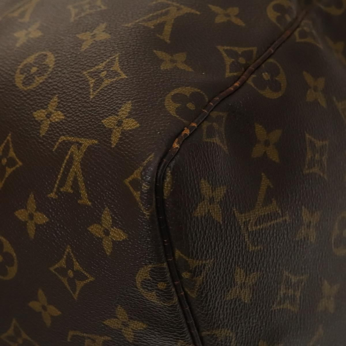 Louis Vuitton Keepall Bag Monogram Canvas Brown Canvas Travel Bag
