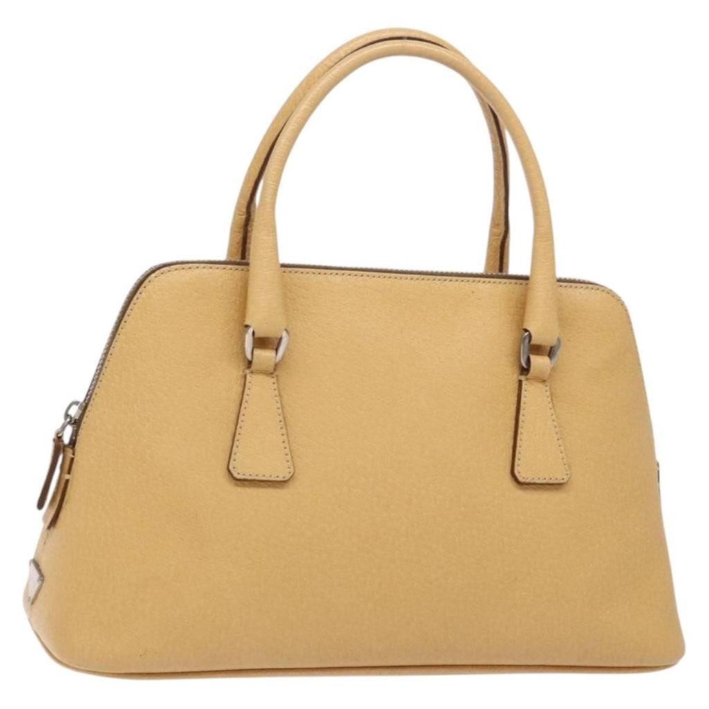 Prada Cuir Promenade Bag Saffiano Leather Beige Leather Handbag