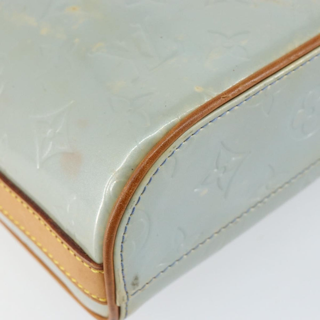 Louis Vuitton Sullivan Handbag Monogram Vernis Gray Patent_Leather Shoulder Bag