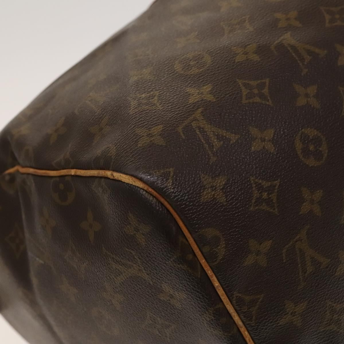 Louis Vuitton Keepall Bag Monogram Canvas Brown Canvas Travel Bag
