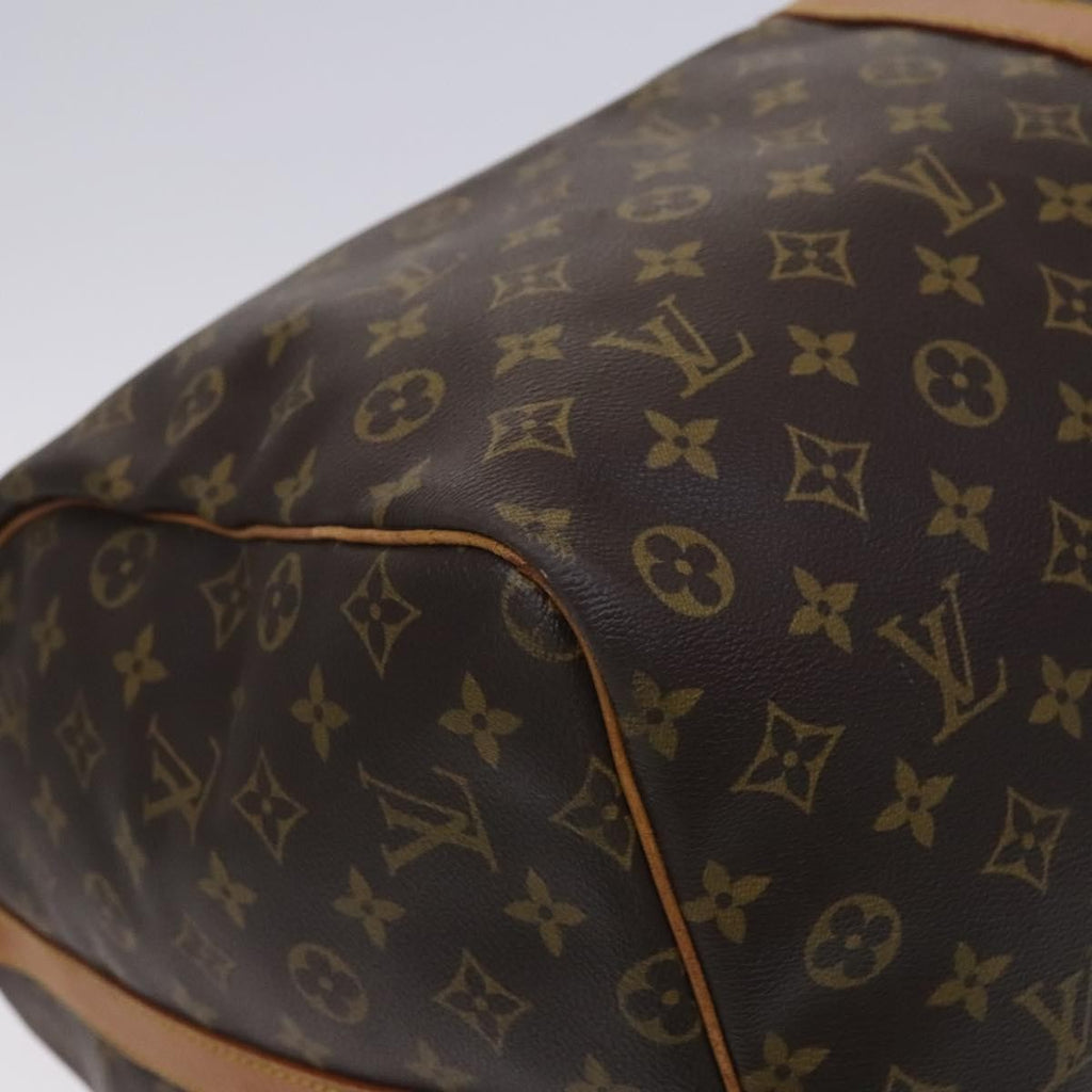 Louis Vuitton Keepall Bandouliere Bag Monogram Canvas Brown Canvas Travel Bag
