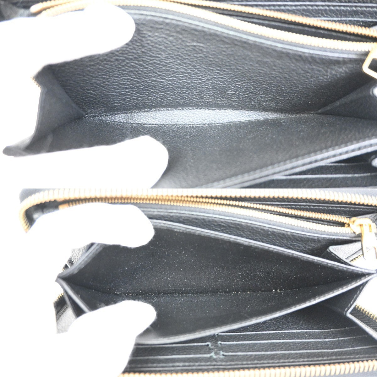 Louis Vuitton Portefeuille Zippy Monogramme Empreinte Monogramme Empreinte Black Leather Wallets Accessory