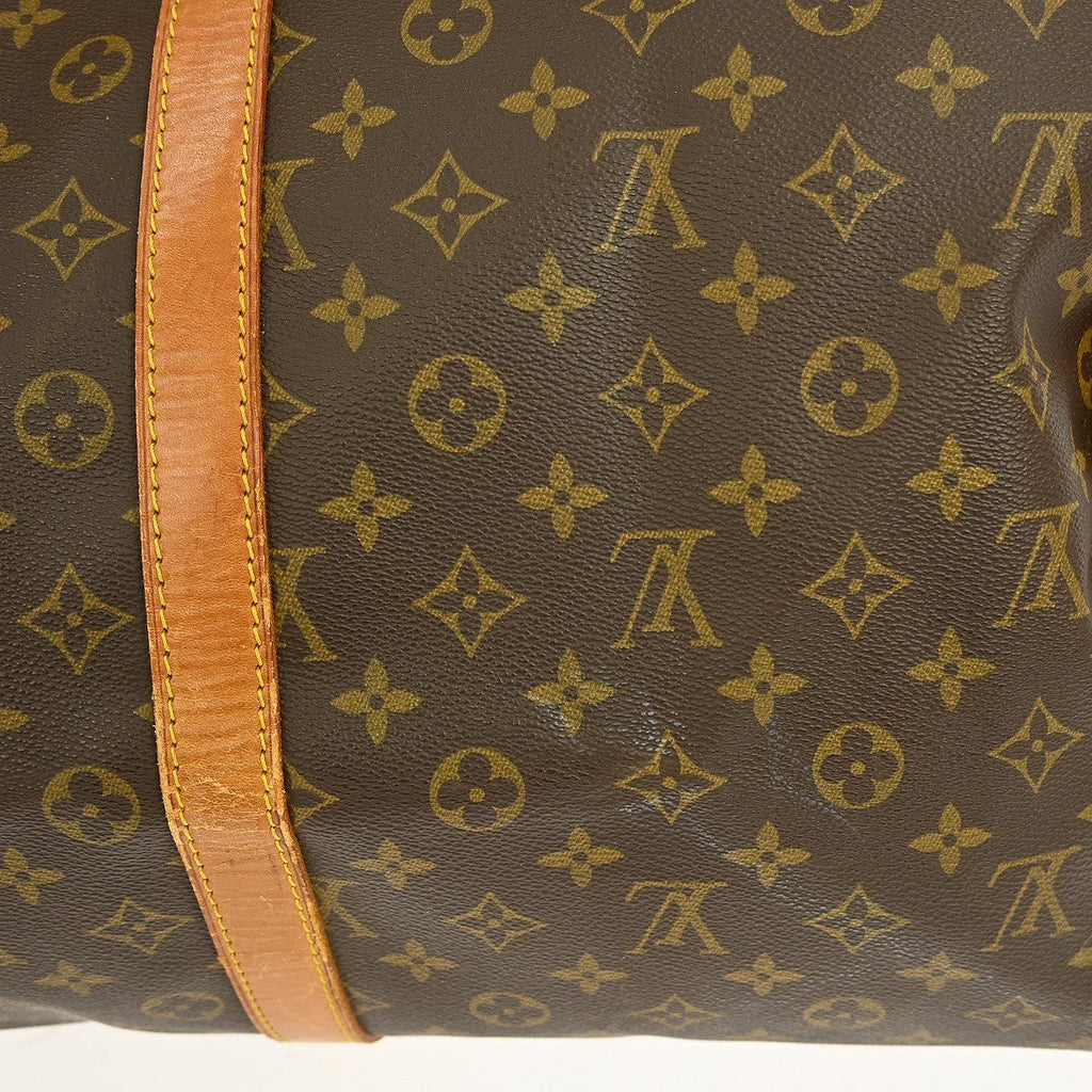 Louis Vuitton Keepall Bag Monogram Canvas Brown Canvas Travel Bag