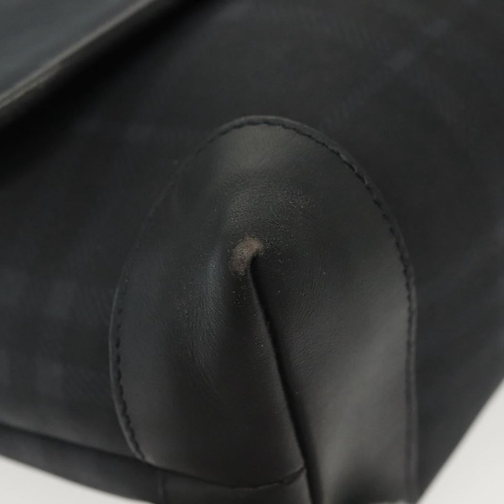 Burberry Nova Check Shoulder Bag Canvas Navy Canvas Shoulder Bag
