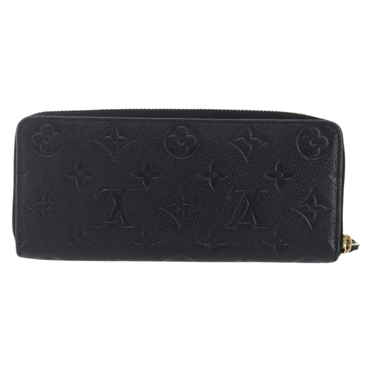 Louis Vuitton Portefeuille Zippy Monogramme Empreinte Monogramme Empreinte Black Leather Wallets Accessory