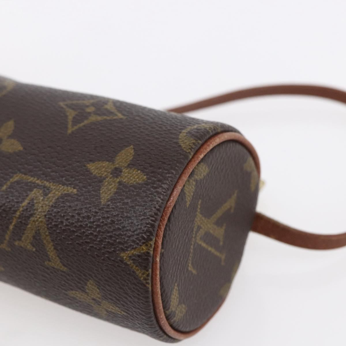 Louis Vuitton Papillon Pochette Monogram Canvas Brown Canvas Clutche & Pouche Bag