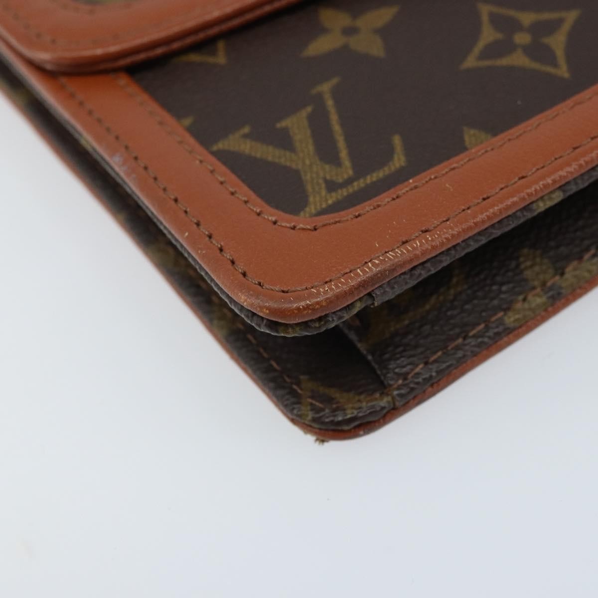 Louis Vuitton Dame Pochette Monogram Canvas Brown Canvas Clutche & Pouche Bag