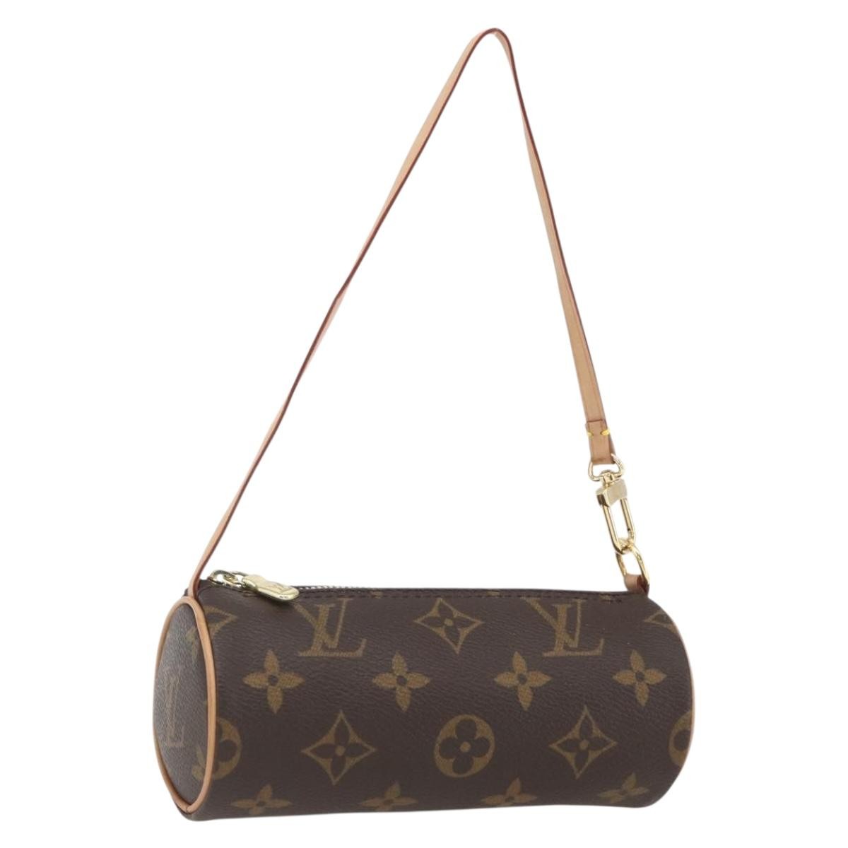 Louis Vuitton Papillon Pochette Monogram Canvas Brown Canvas Clutche & Pouche Bag