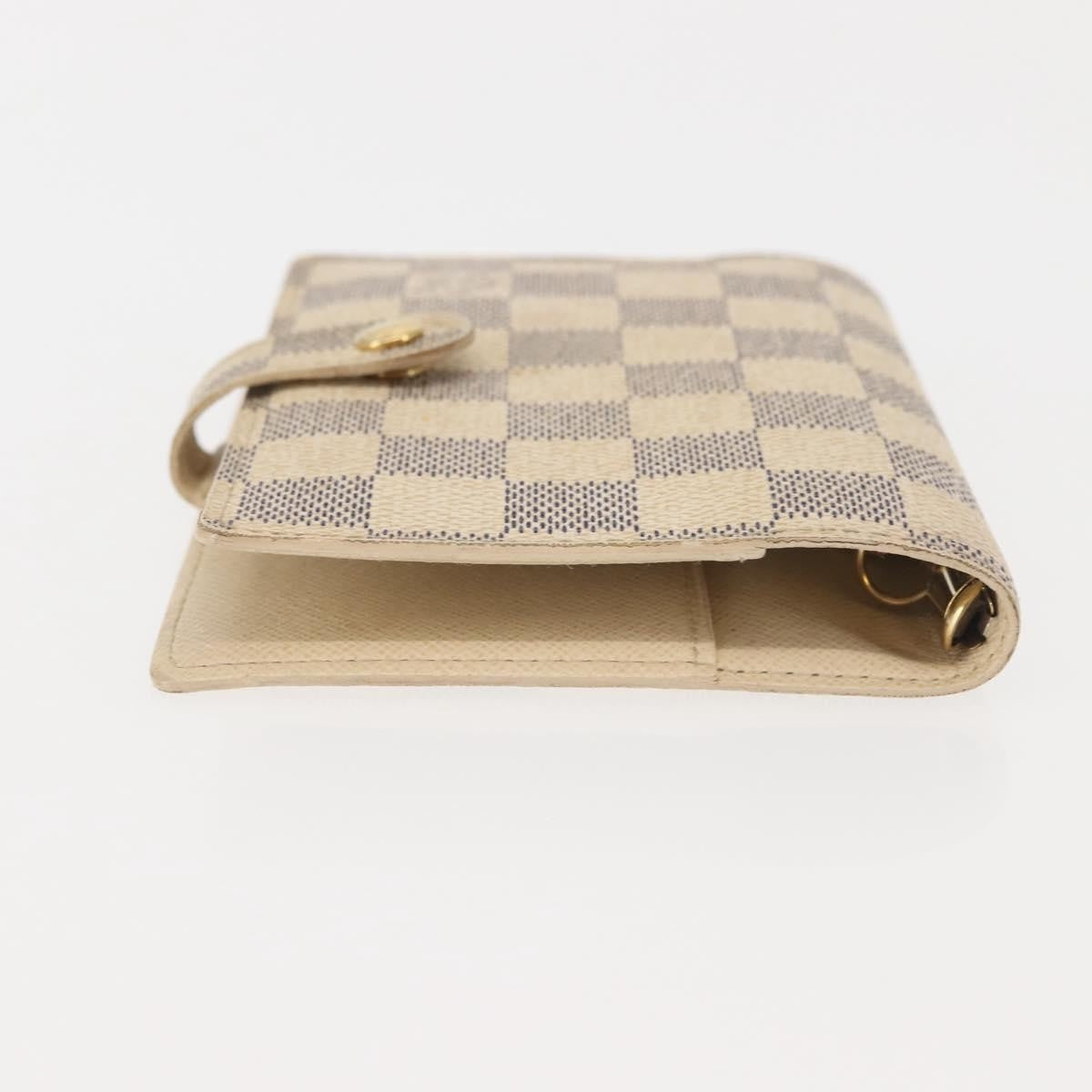 Louis Vuitton Agenda Cover Damier Azur Beige Canvas Toiletry Case Accessory