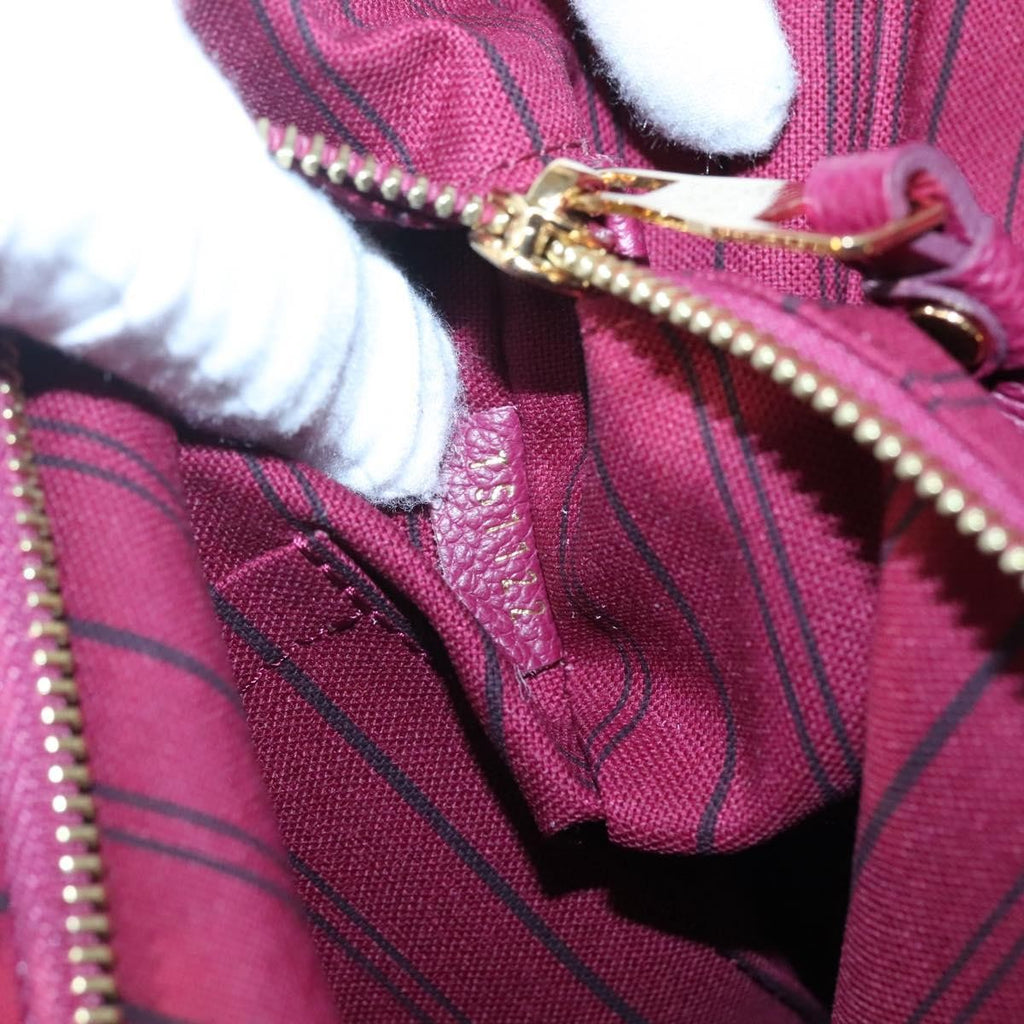 Louis Vuitton Citadine Handbag Monogram Empreinte Leather Purple Leather Tote Bag