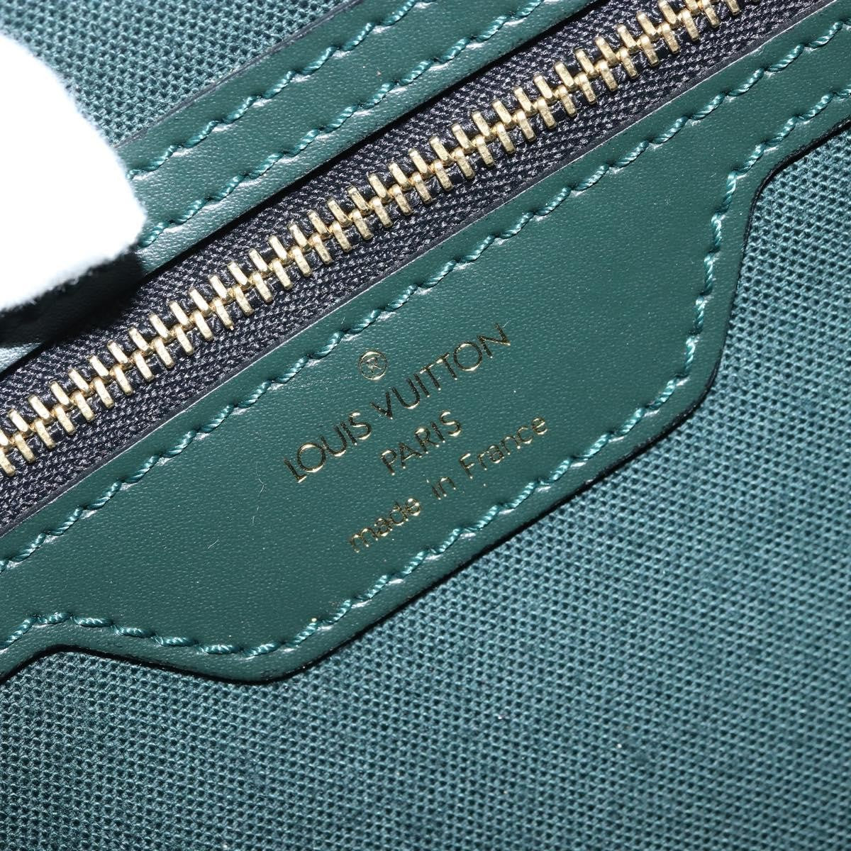 Louis Vuitton Dersou Bag Taiga Leather And Canvas Green Leather Shoulder Bag