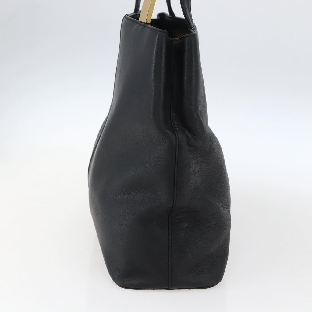 Burberry Vintage Tote Bag Leather Black Leather Tote Bag