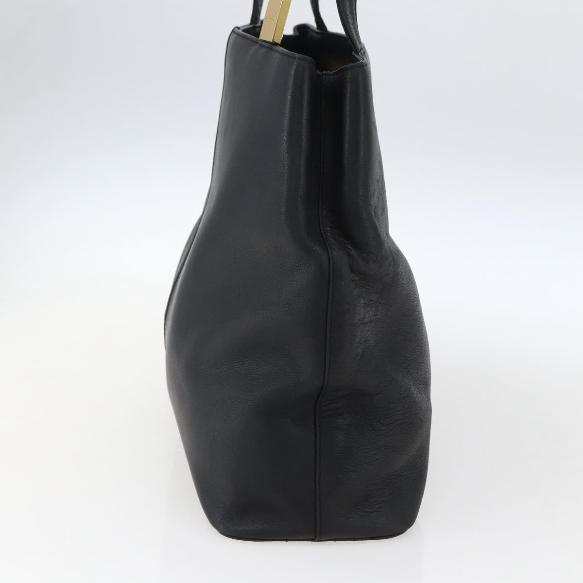Burberry Vintage Tote Bag Leather Black Leather Tote Bag