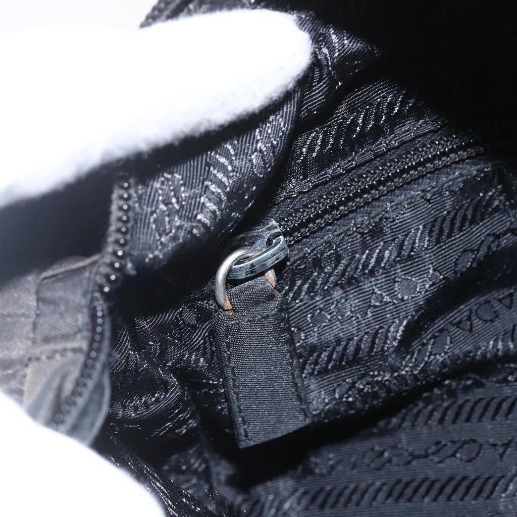 Prada Vintage Tote Tessuto Black Nylon Tote Bag Bag