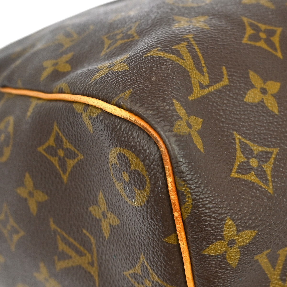 Louis Vuitton Keepall Bag Monogram Canvas Brown Canvas Travel Bag