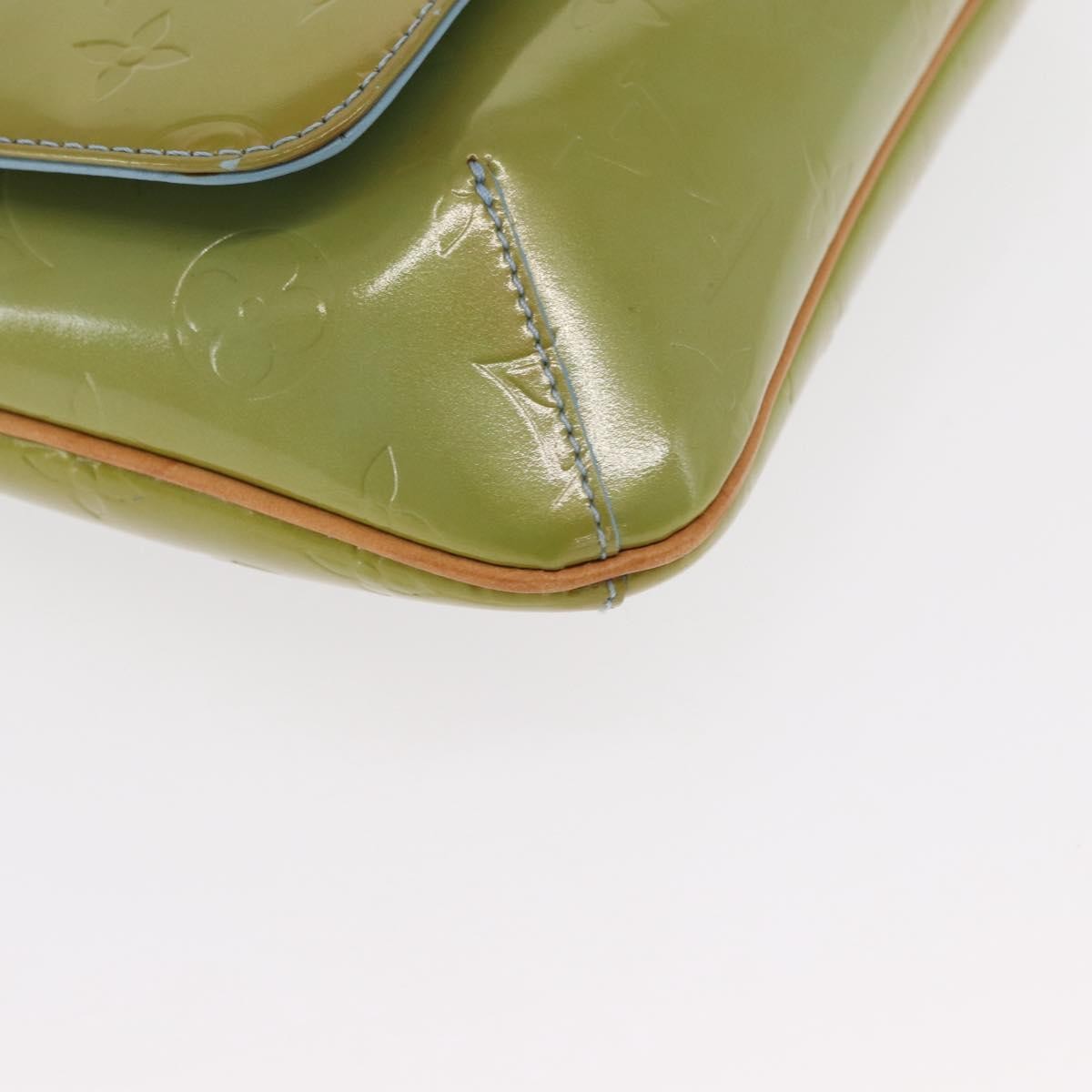 Louis Vuitton Thompson Street Handbag Monogram Vernis Green Patent_Leather Shoulder Bag