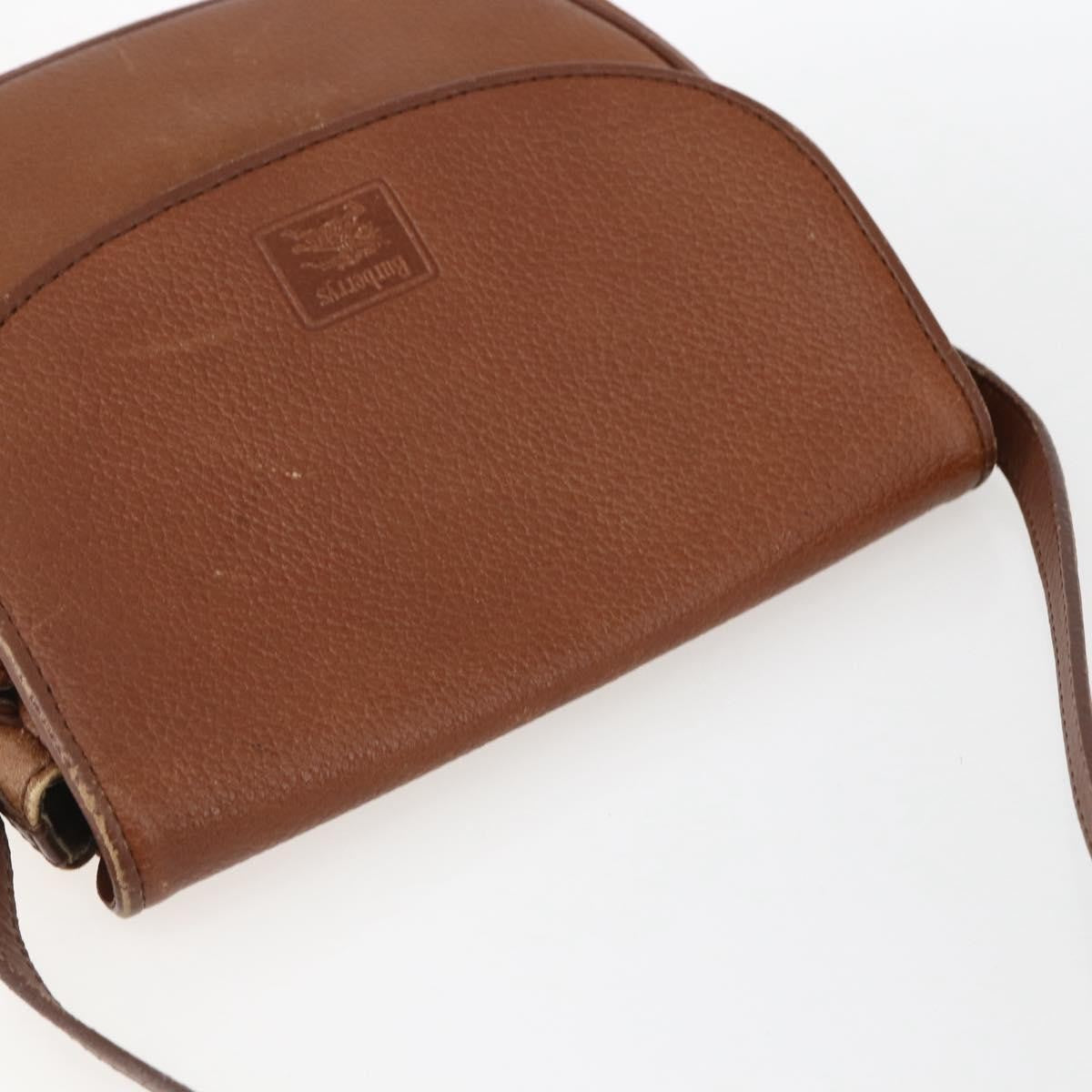 Burberry Vintage Shoulder Bag Leather Brown Leather Shoulder Bag