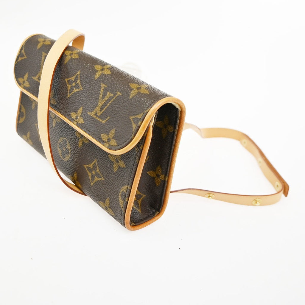 Louis Vuitton Florentine Waist Bag Monogram Canvas Brown Canvas Clutche & Pouche Bag