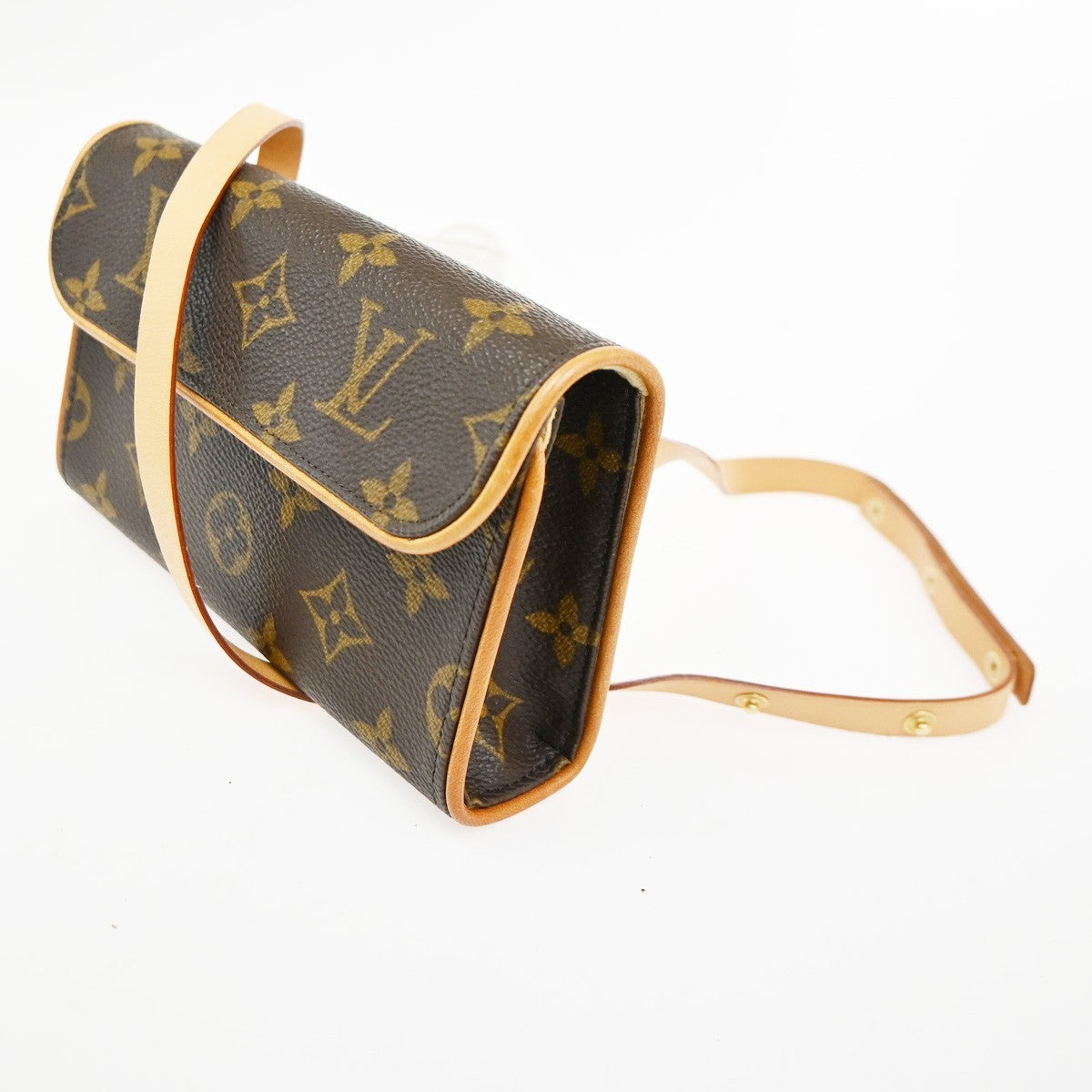 Louis Vuitton Florentine Waist Bag Monogram Canvas Brown Canvas Clutche & Pouche Bag