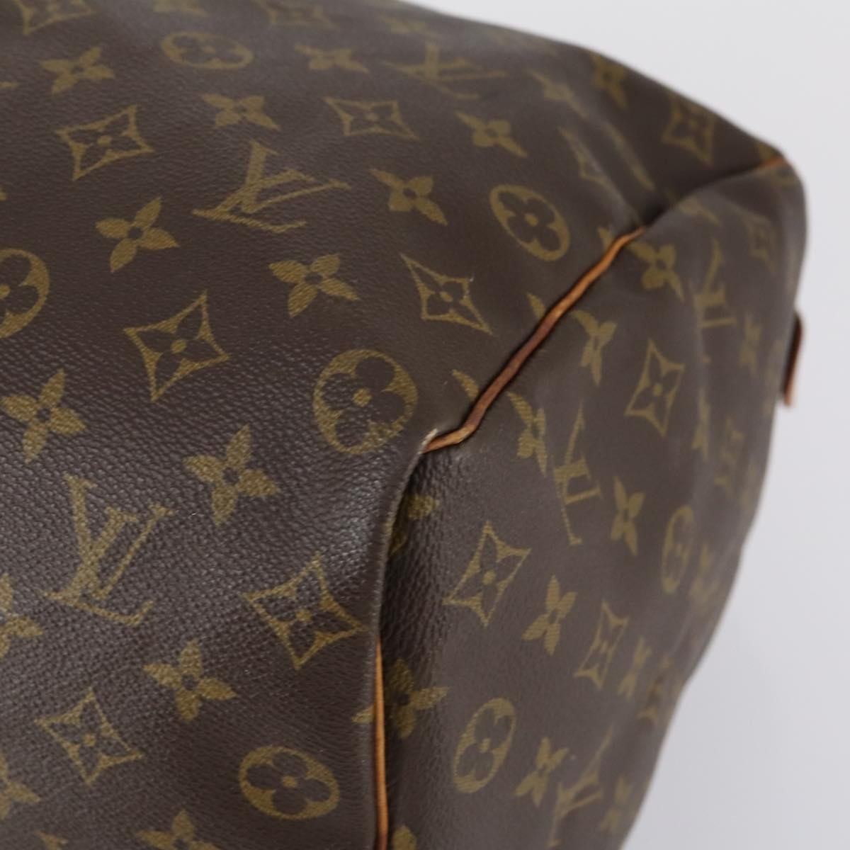 Louis Vuitton Keepall Bag Monogram Canvas Brown Canvas Travel Bag