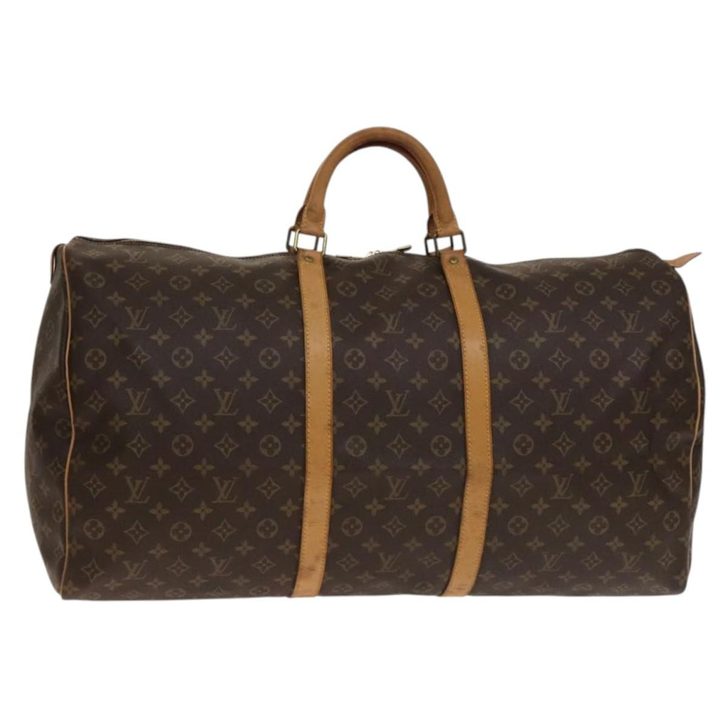 Louis Vuitton Keepall Bag Monogram Canvas Brown Canvas Bag