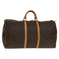 Louis Vuitton Keepall Bag Monogram Canvas Brown Canvas Bag