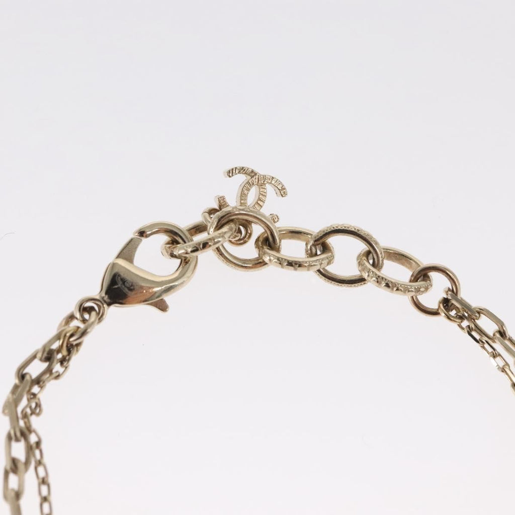 Chanel I Love Chanel Bracelet Metal With Resin Gold Metal Bracelet Jewelry