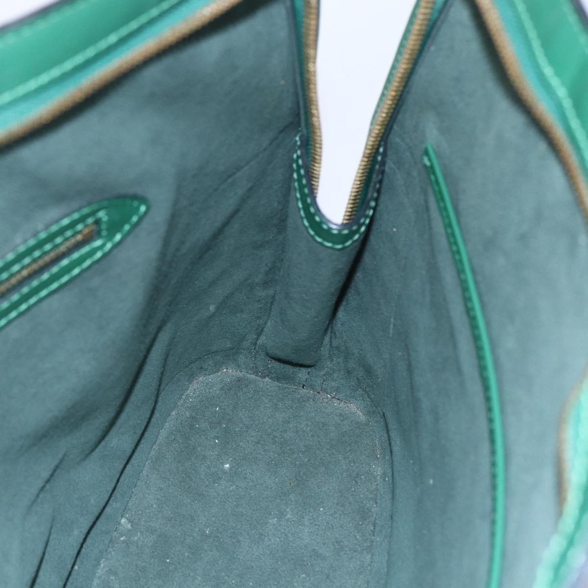 Louis Vuitton Lussac Handbag Epi Leather Green Leather Shoulder Bag