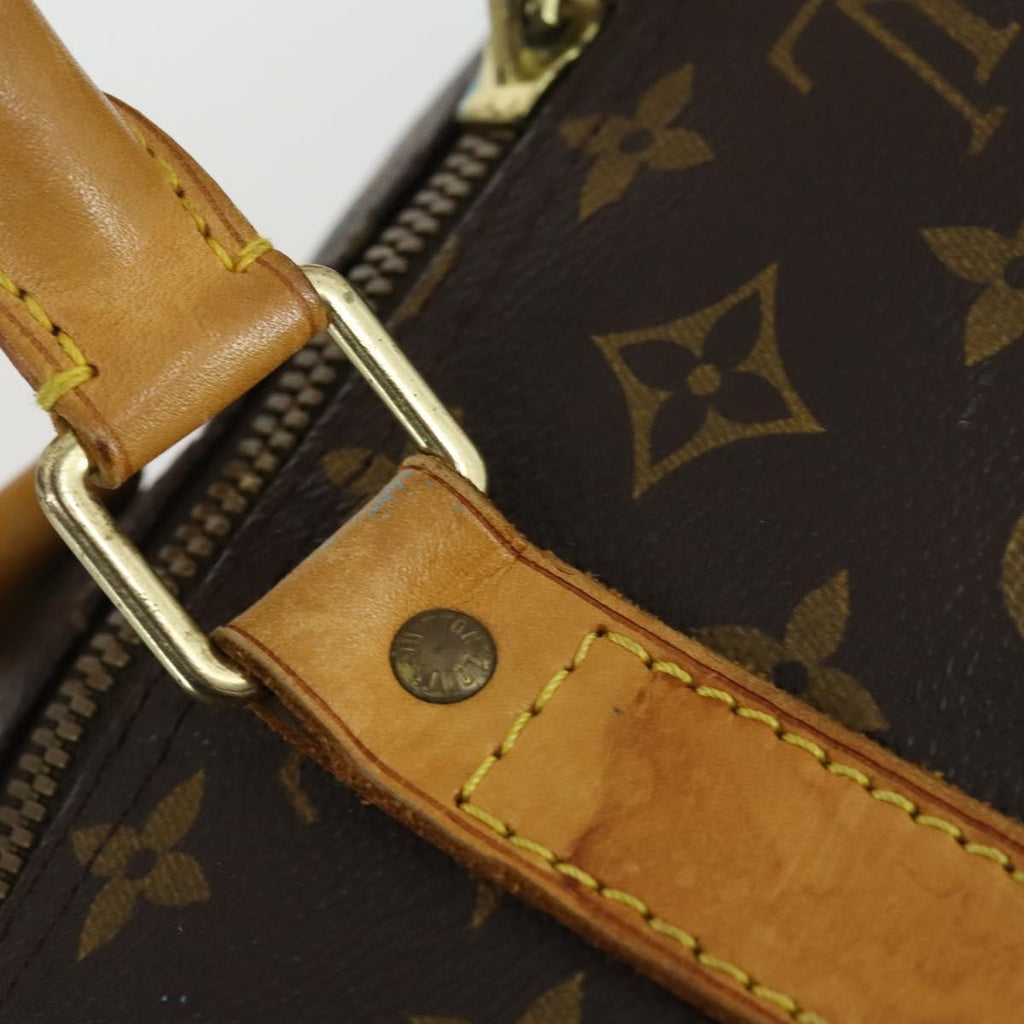 Louis Vuitton Keepall Bag Monogram Canvas Brown Canvas Travel Bag