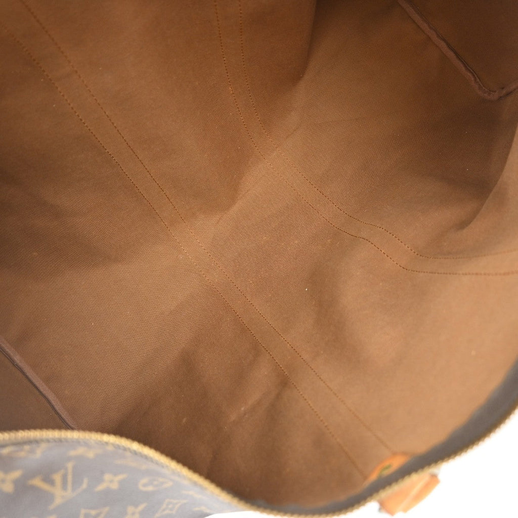 Louis Vuitton Keepall Bag Monogram Canvas Brown Canvas Travel Bag