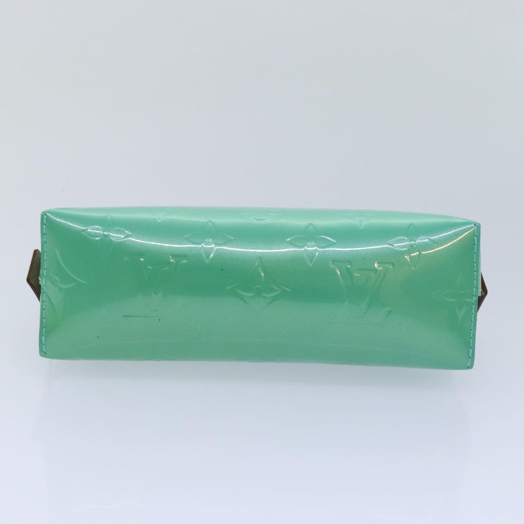 Louis Vuitton Cosmetic Pouch Monogram Vernis Blue Patent_Leather Clutche & Pouche Bag