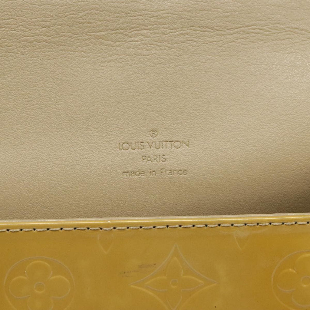 Louis Vuitton Thompson Street Handbag Monogram Vernis Beige Patent_Leather Bag