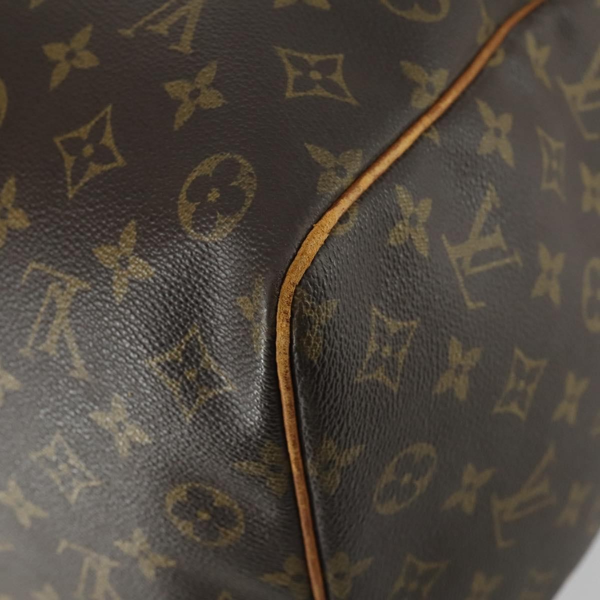 Louis Vuitton Keepall Bag Monogram Canvas Brown Canvas Travel Bag