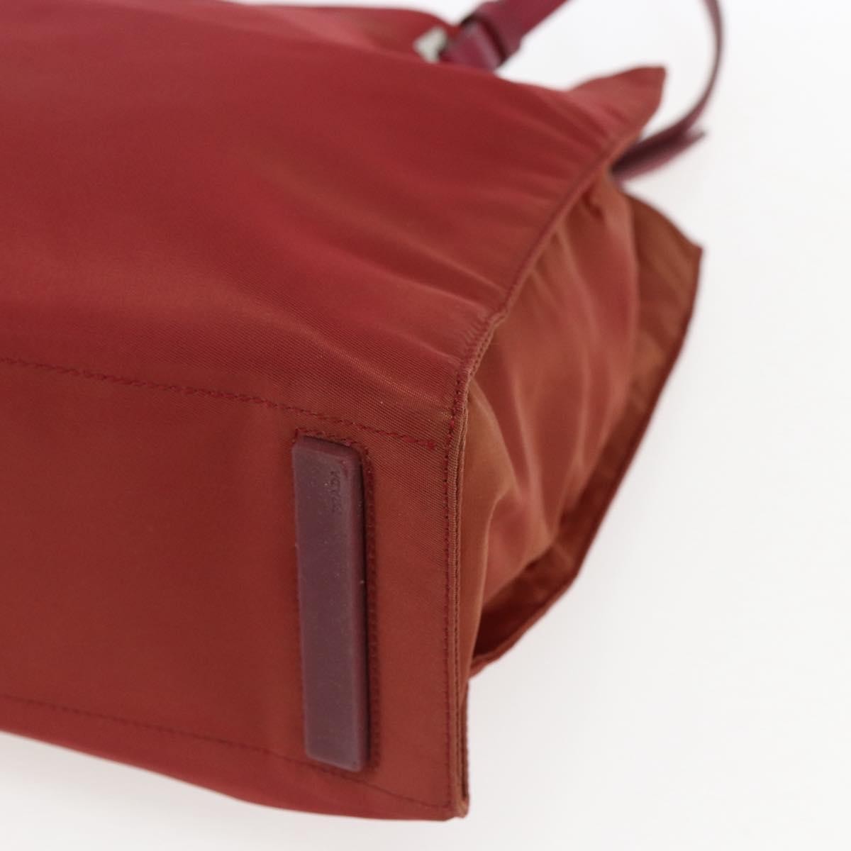 Prada Vintage Tote Tessuto Red Nylon Tote Bag Bag