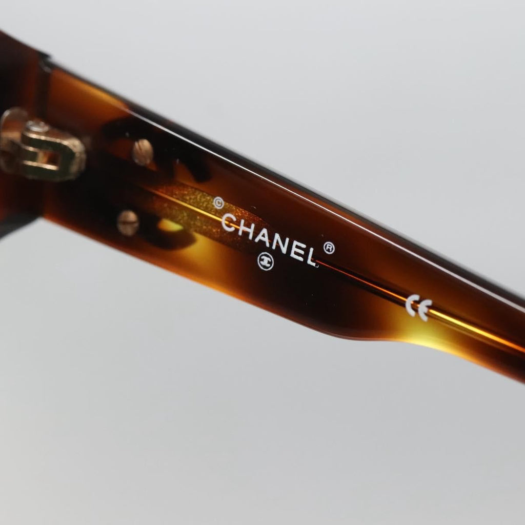 Chanel Logo Cc Sunglasses Plastic Brown Plastic Sunglasse Accessory