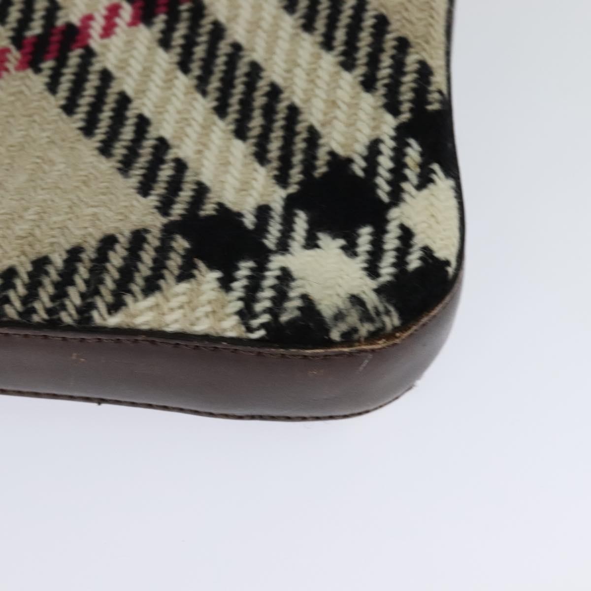 Burberry Nova Check Shoulder Bag Canvas Beige Canvas Shoulder Bag