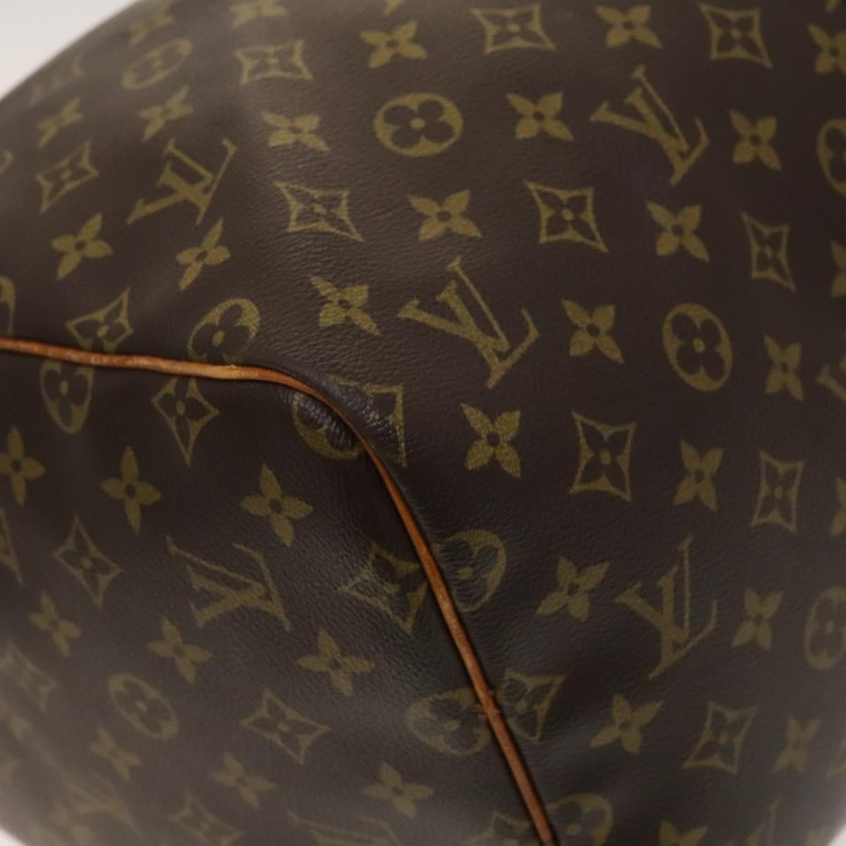 Louis Vuitton Keepall Bag Monogram Canvas Brown Canvas Travel Bag