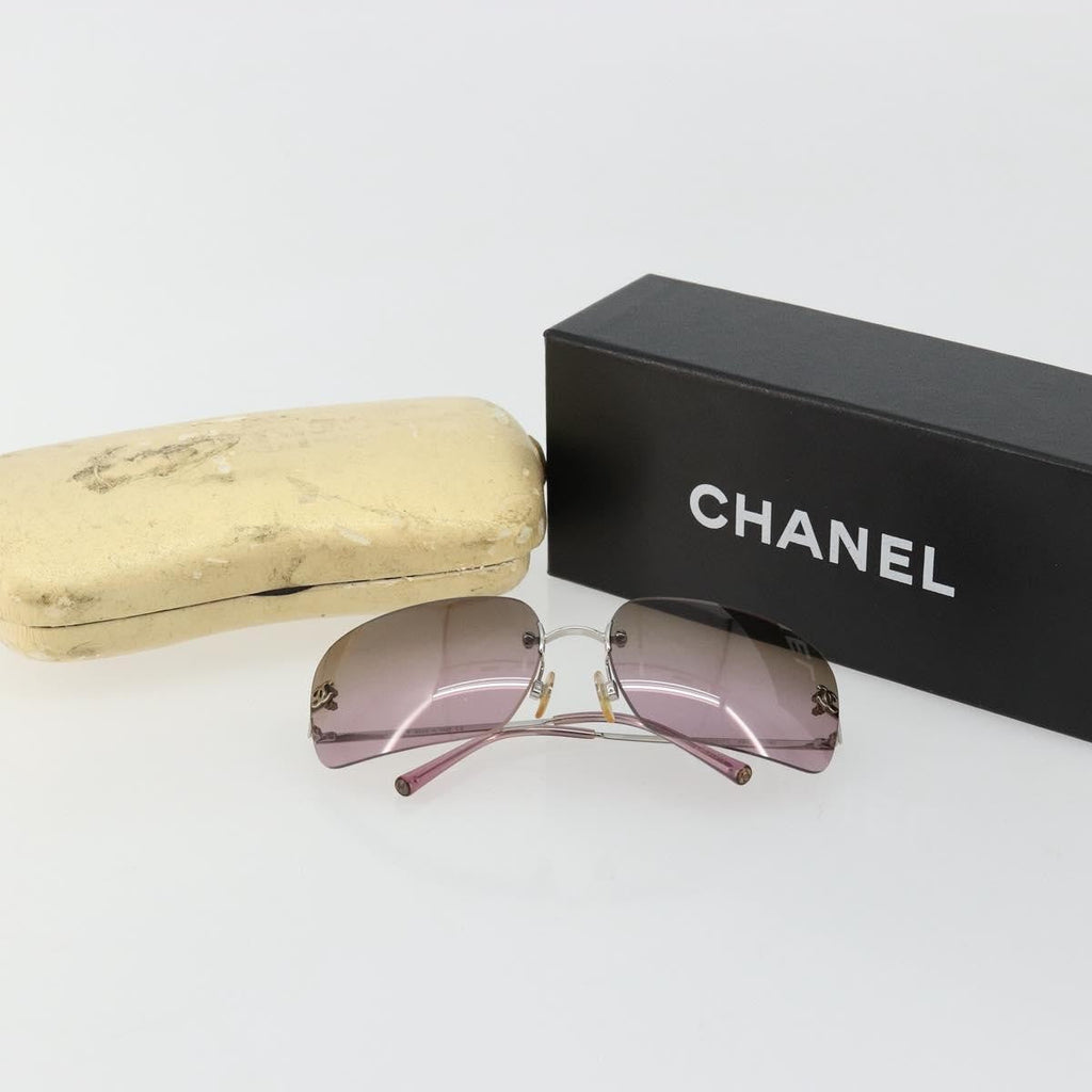Chanel Logo Cc Sunglasses Plastic Pink Plastic Sunglasse Accessory