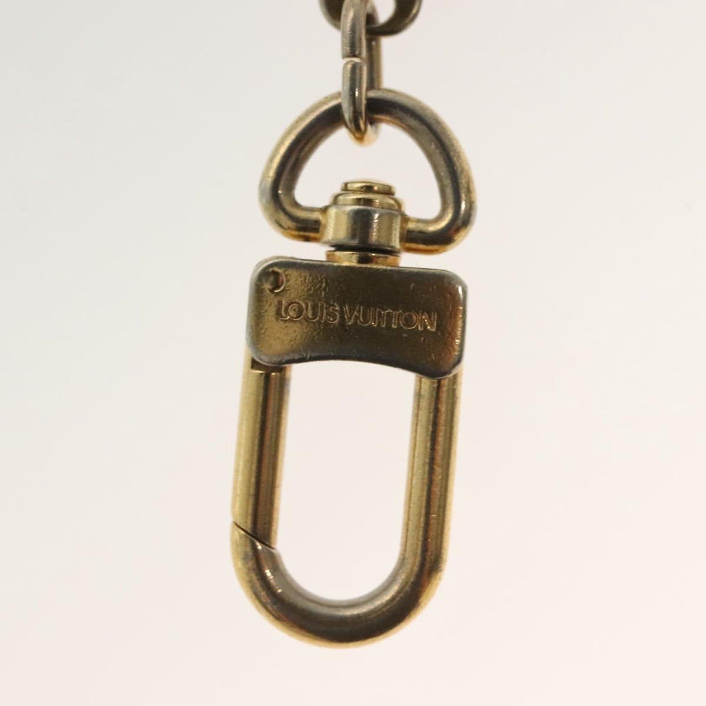 Louis Vuitton Bolt Pochette Extender Keychain Metal Gold Metal Charms And Keychains Accessory