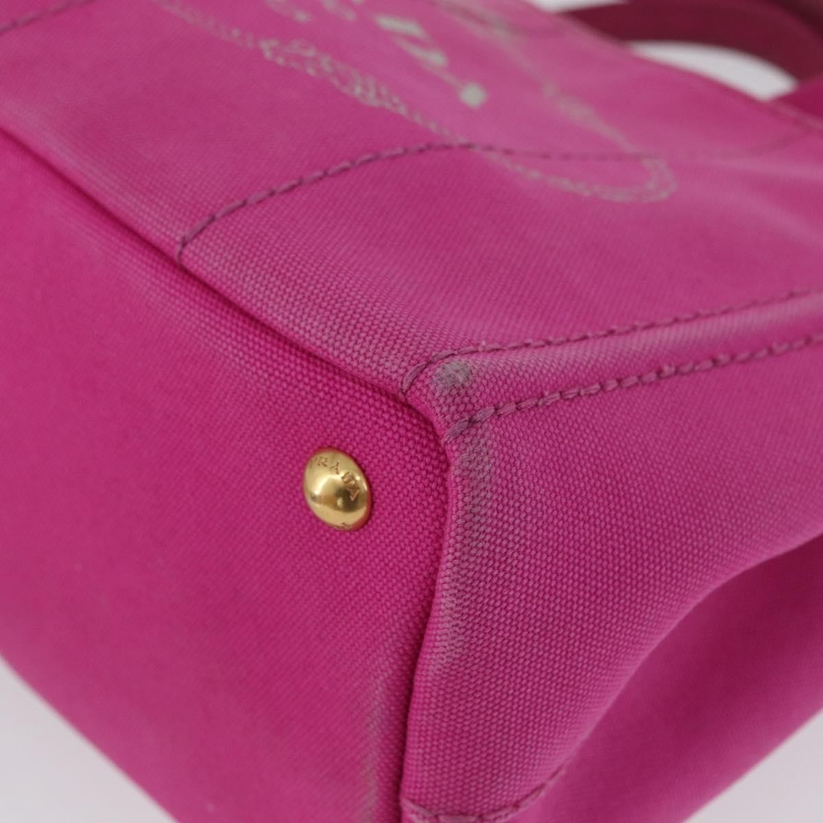 Prada Canapa Tote Canvas Pink Canvas Tote Bag Bag