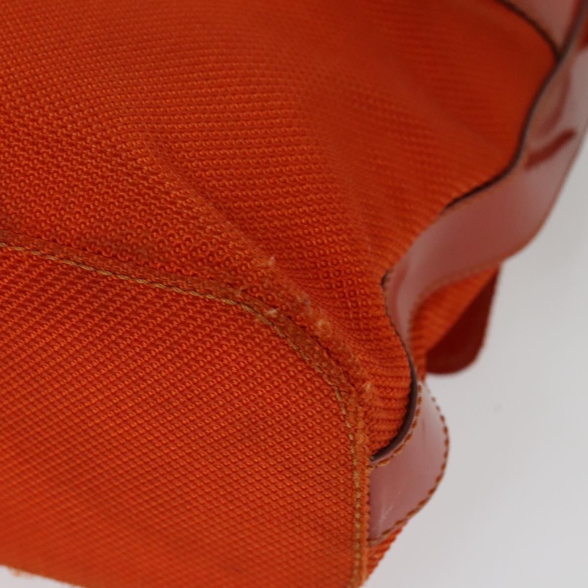 Celine Shoulder Bag Canvas Orange Canvas Shoulder Bag Bag