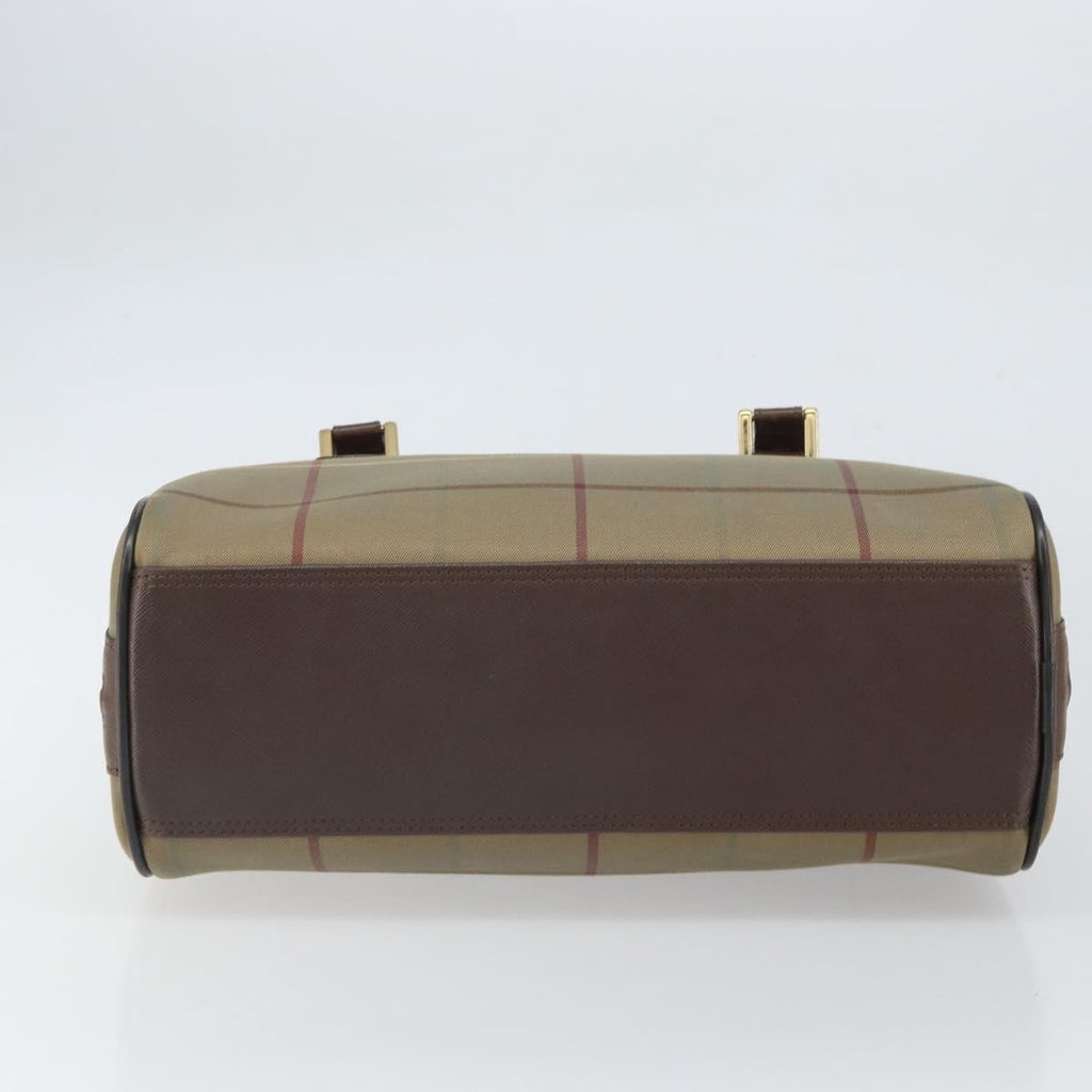 Burberry Nova Check Handbag Nova Check Canvas Brown Canvas Handbag