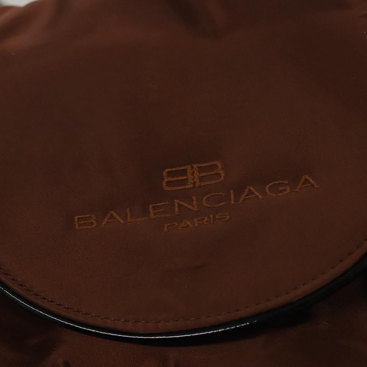 Balenciaga Vintage Backpack Nylon Brown Nylon Backpack