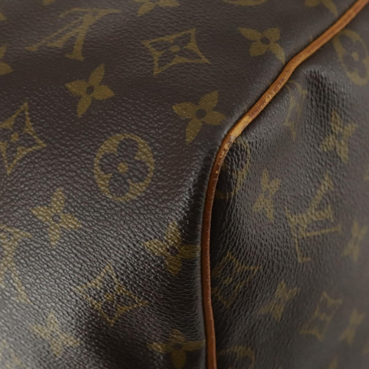 Louis Vuitton Keepall Bag Monogram Canvas Brown Canvas Travel Bag