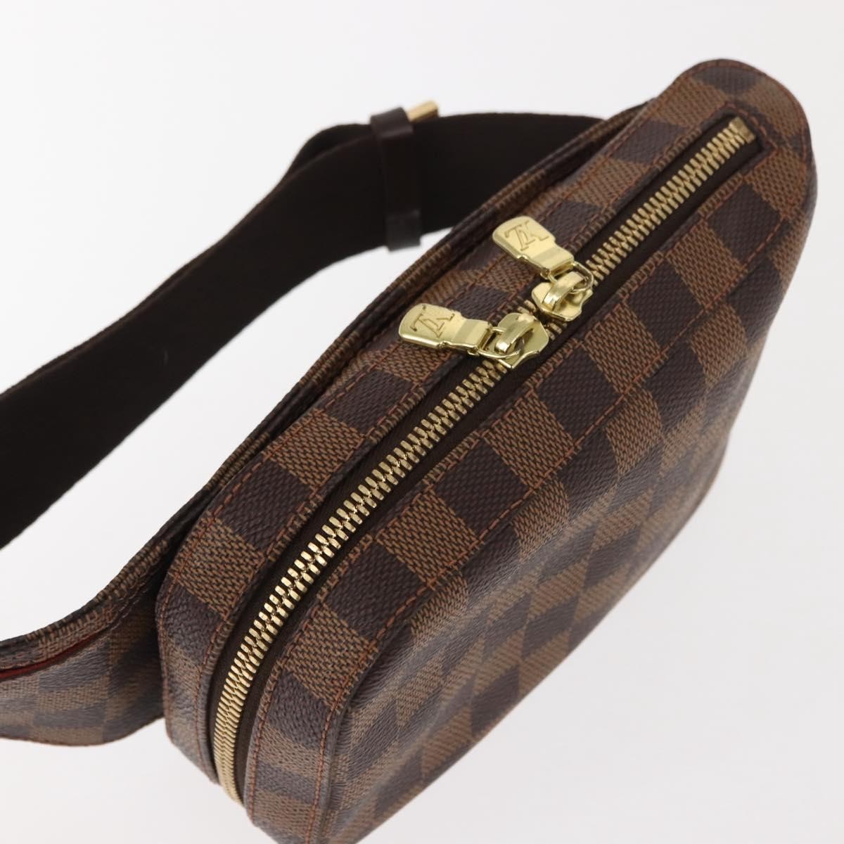 Louis Vuitton Geronimos Waist Bag Damier Brown Canvas Shoulder Bag