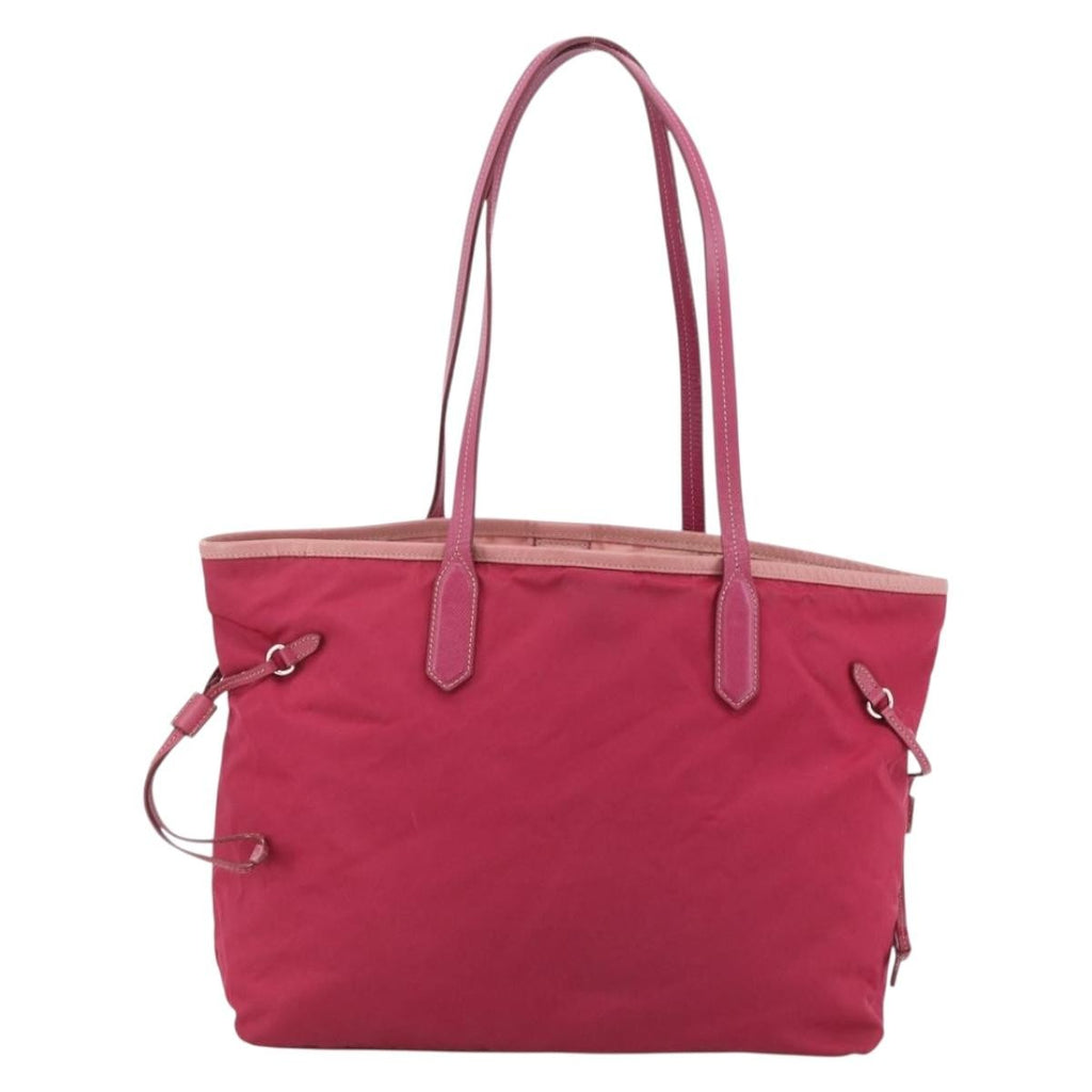 Prada Vintage Tote Tessuto Pink Nylon Tote Bag Bag