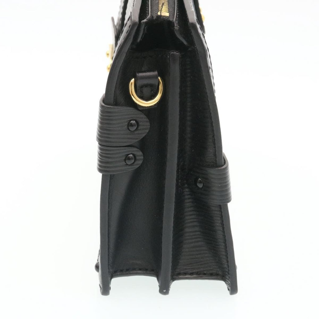 Louis Vuitton Trunk Clutch Epi Leather Black Leather Clutche & Pouche Bag