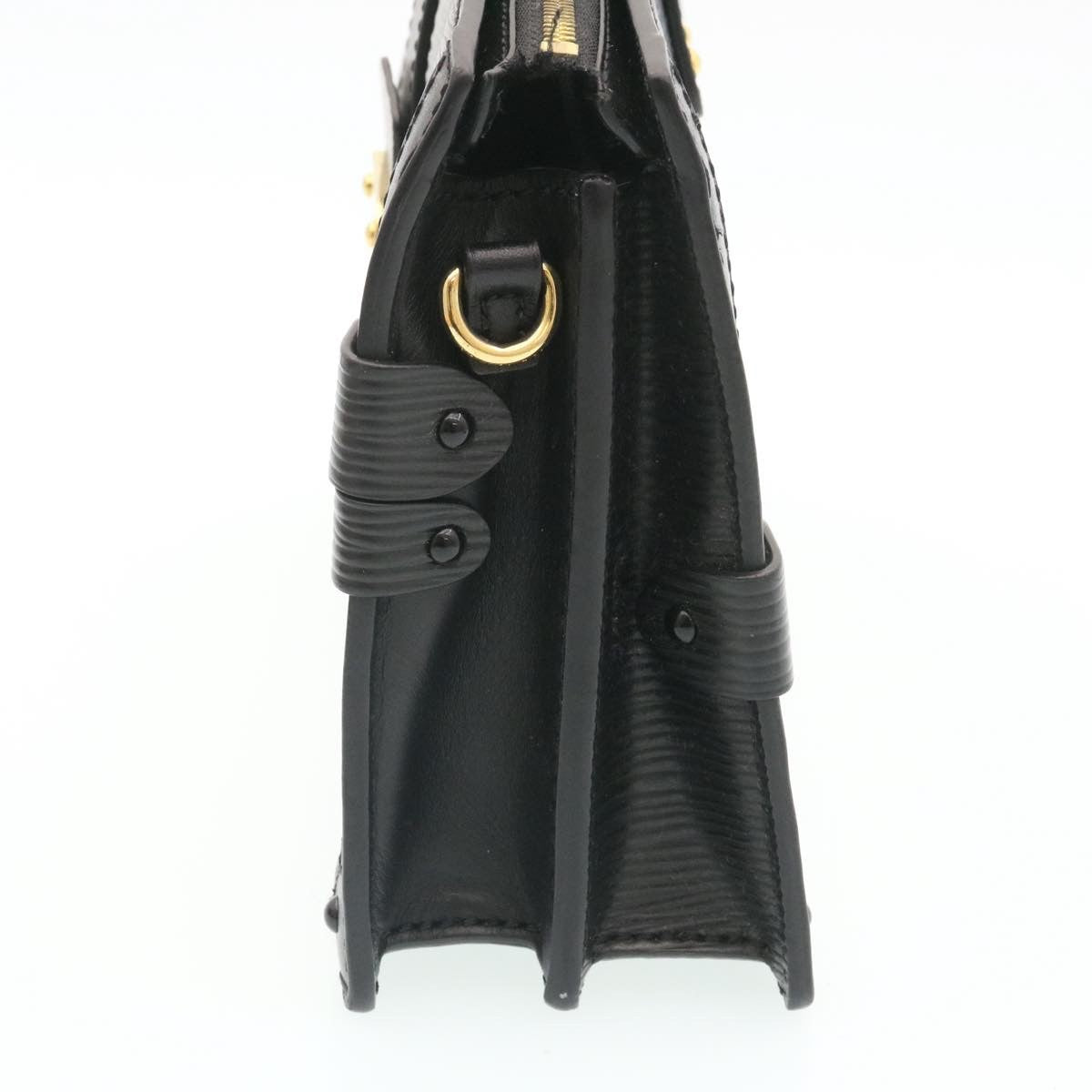 Louis Vuitton Trunk Clutch Epi Leather Black Leather Clutche & Pouche Bag